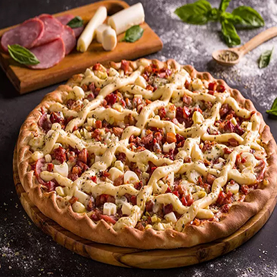 Pizza de Bacon